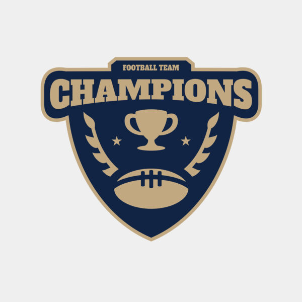 Champions Football Team logo template Thumbnail