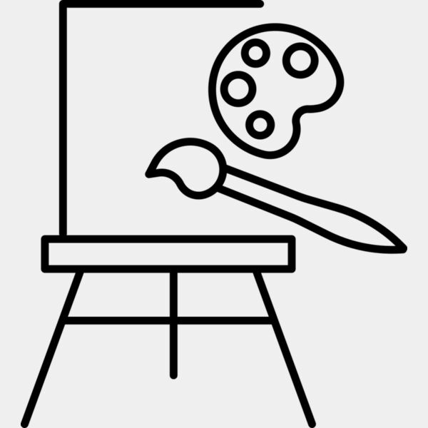 Art Tools and Studio Easel Thumbnail