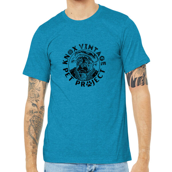 KVPP Black Print - Unisex Heather CVC Short Sleeve Tee Thumbnail