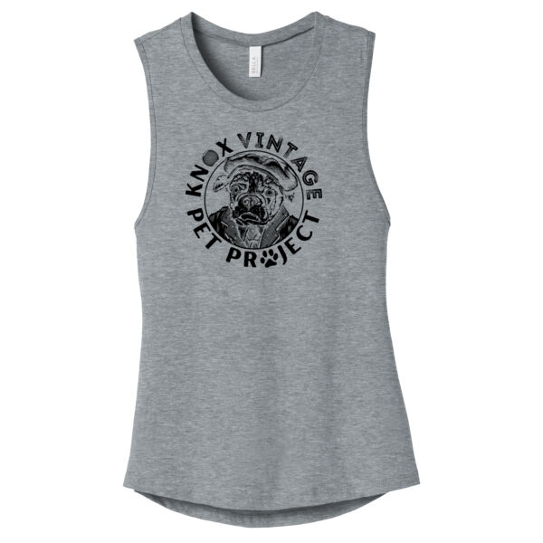 KVPP Black Print - Women's Jersey Muscle Tank Thumbnail