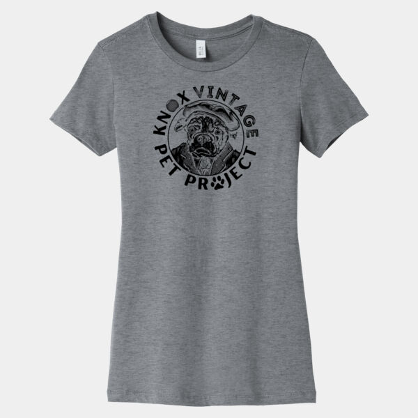 KVPP Black Print - Women's Slim Fit Tee Thumbnail