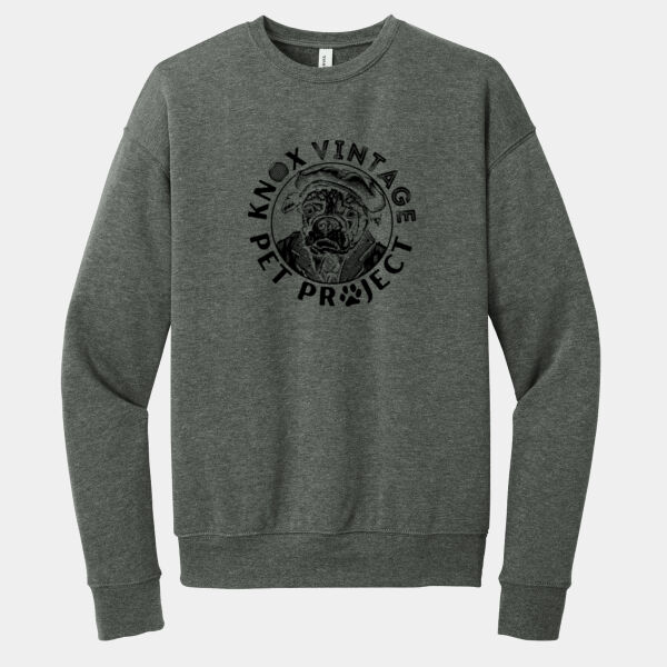 KVPP Black Print - Unisex Sponge Fleece Drop Shoulder Sweatshirt Thumbnail