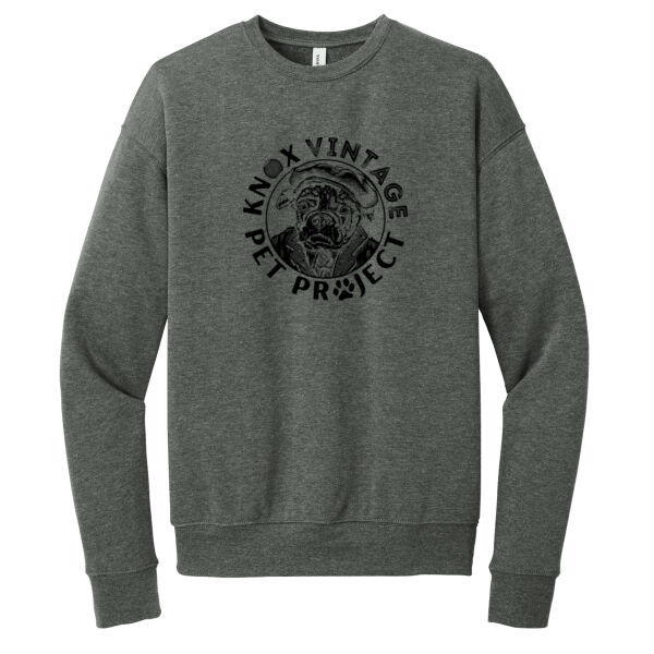 KVPP Black Print - Unisex Sponge Fleece Drop Shoulder Sweatshirt Thumbnail