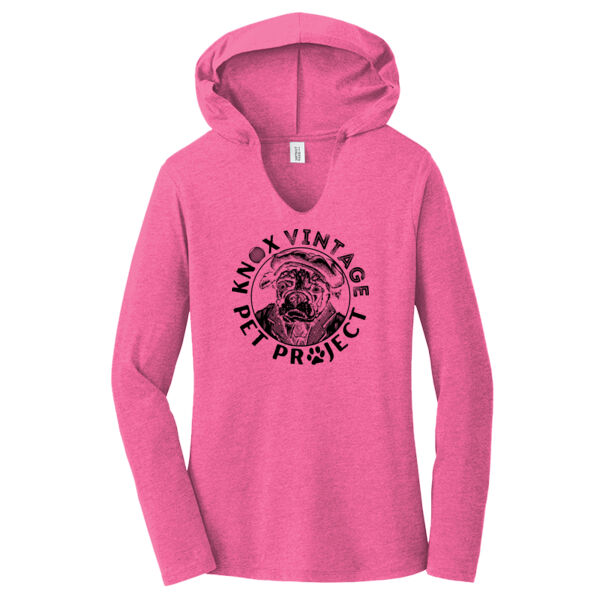 KVPP Black Print - Women's Perfect Tri ® Long Sleeve Hoodie Thumbnail