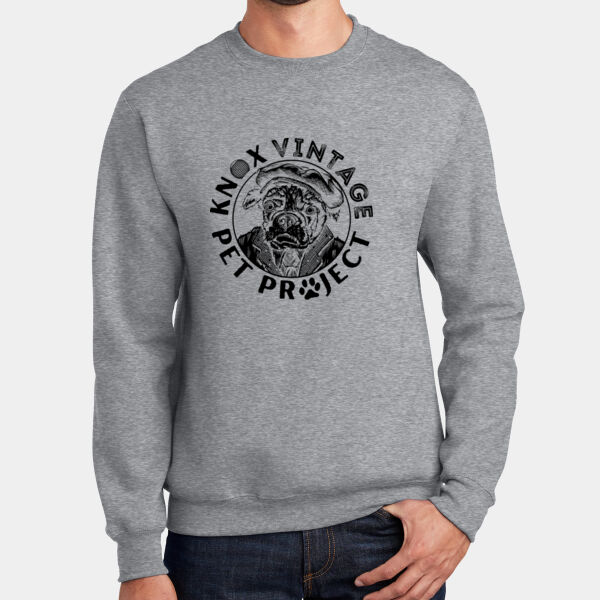 KVPP Black Print - Essential Fleece Crewneck Sweatshirt Thumbnail