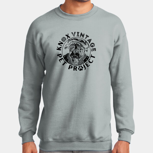 KVPP Black Print - Tall Essential Fleece Crewneck Sweatshirt Thumbnail