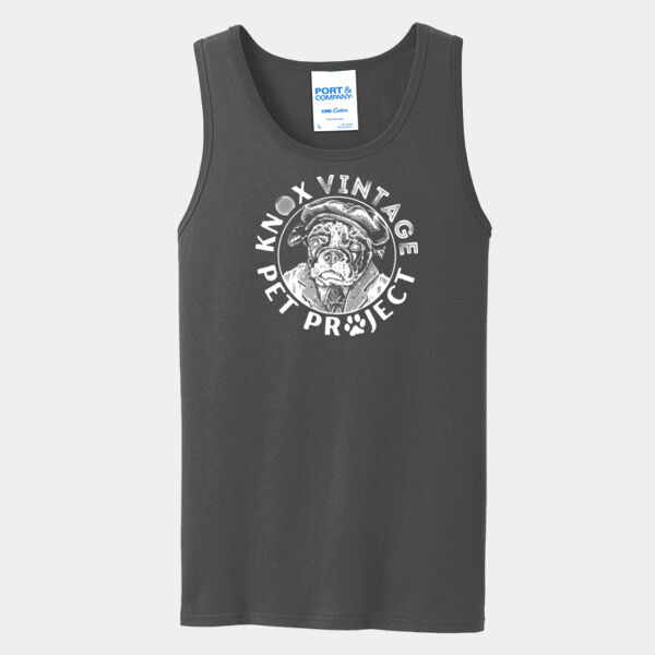 KVPP White Print - Core Cotton Tank Top Thumbnail