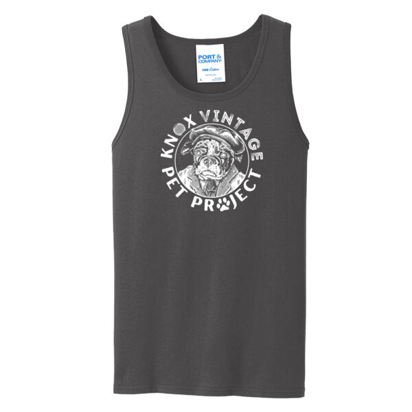 KVPP White Print - Core Cotton Tank Top Thumbnail