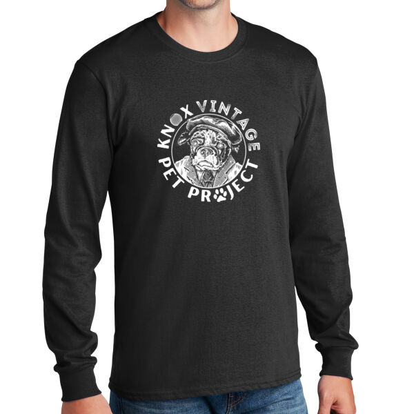 KVPP White Print - Long Sleeve Core Cotton Tee Thumbnail