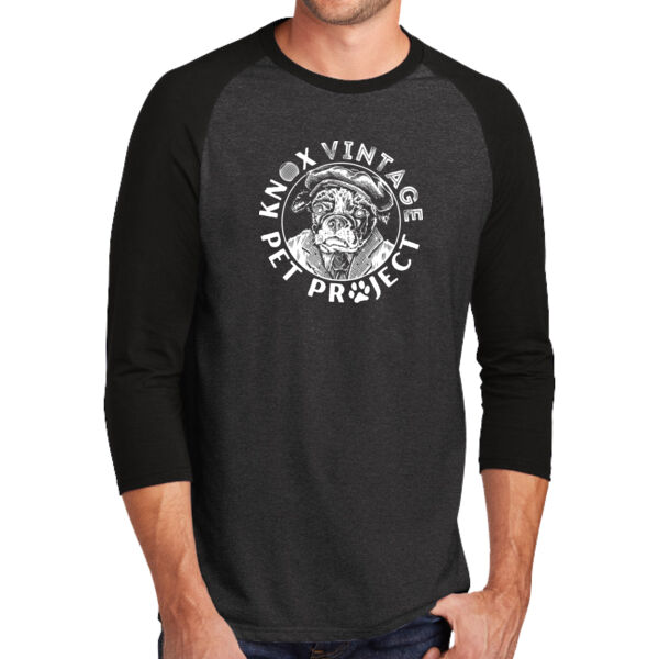 KVPP White Print - Perfect Tri ® 3/4 Sleeve Raglan Thumbnail