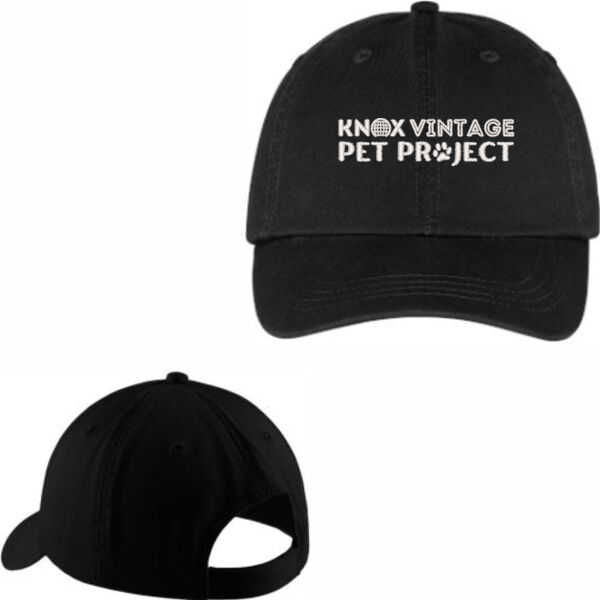 KVPP White Embroidered  - Washed Twill Cap Thumbnail