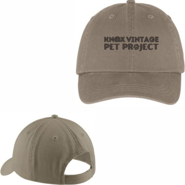 KVPP Black Embroidered  - Washed Twill Cap Thumbnail