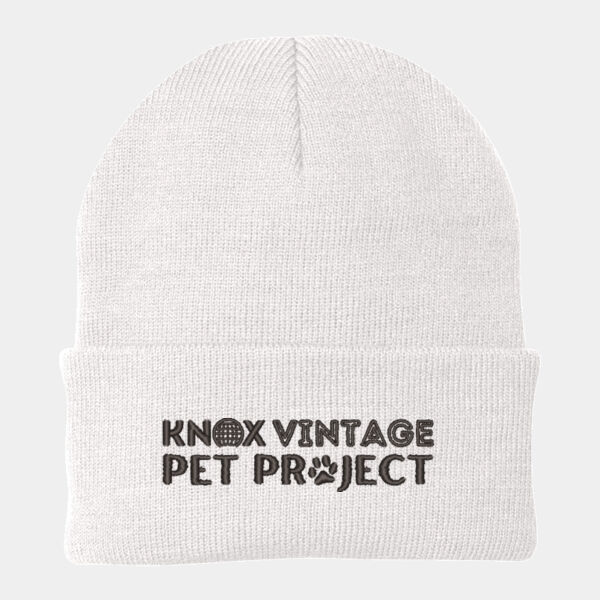 KVPP Black Embroidered  - Knit Cap Thumbnail