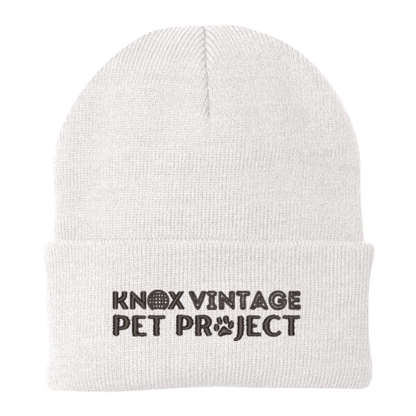 KVPP Black Embroidered  - Knit Cap Thumbnail