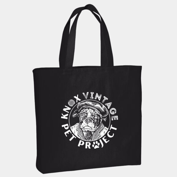 KVPP White Print - Ideal Twill Convention Tote Thumbnail
