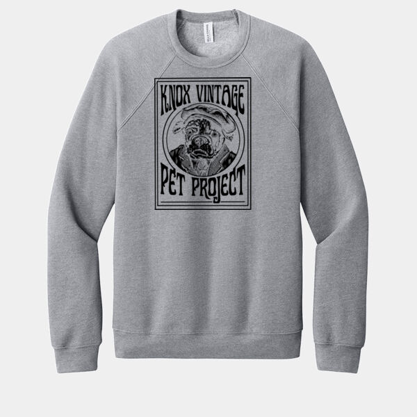 Legacy Black Print - Unisex Sponge Fleece Raglan Sweatshirt Thumbnail