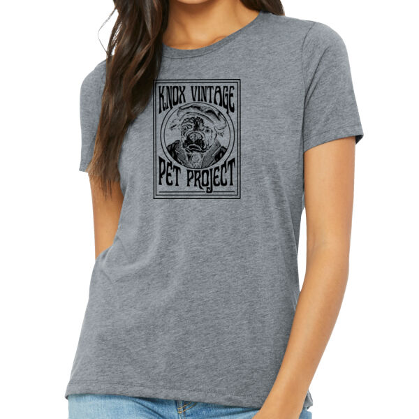 Legacy Black Print - Women's Relaxed Triblend Tee Thumbnail