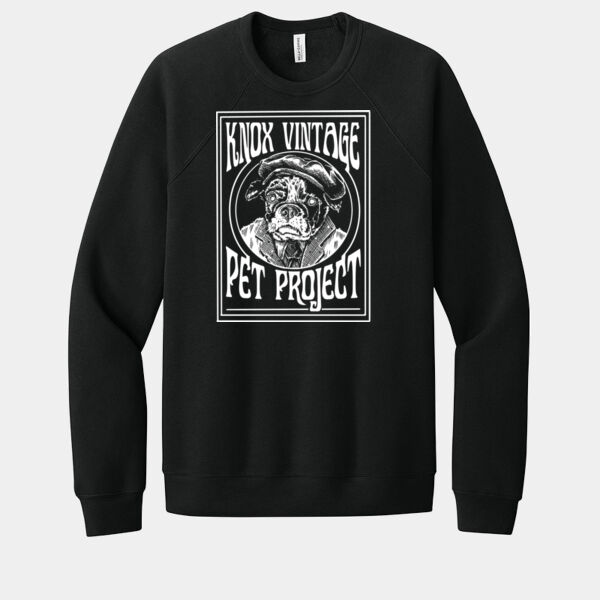 Legacy White Print - Unisex Sponge Fleece Raglan Sweatshirt Thumbnail