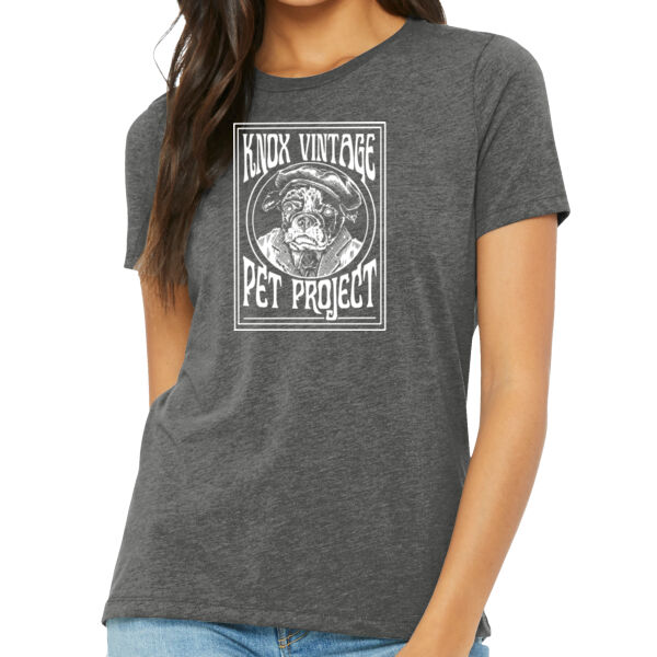 Legacy White Print - Women's Relaxed Triblend Tee Thumbnail