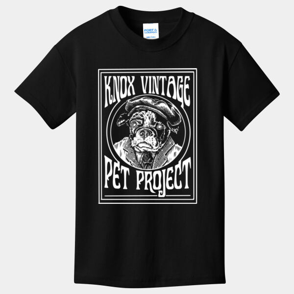Legacy White Print - Youth Core Cotton Tee Thumbnail