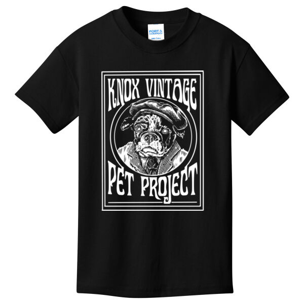 Legacy White Print - Youth Core Cotton Tee Thumbnail