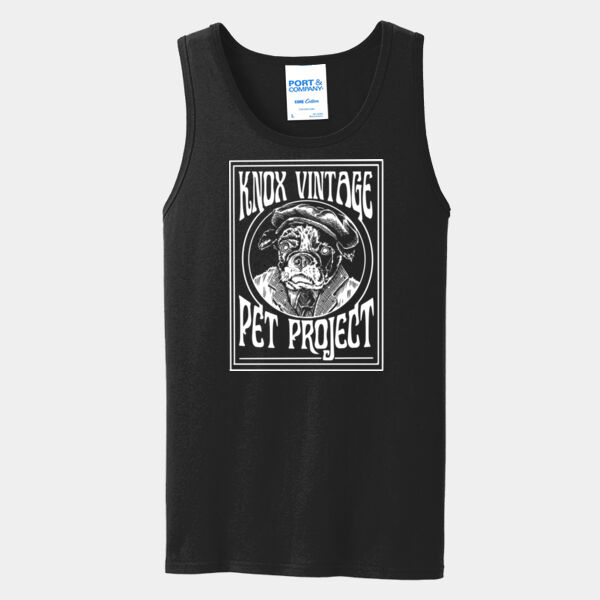 Legacy White Print - Core Cotton Tank Top Thumbnail
