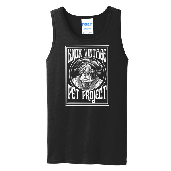 Legacy White Print - Core Cotton Tank Top Thumbnail