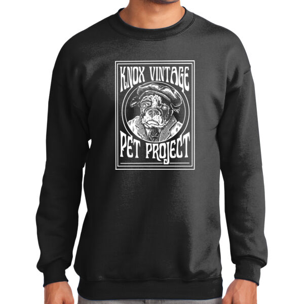 Legacy White Print - Tall Essential Fleece Crewneck Sweatshirt Thumbnail