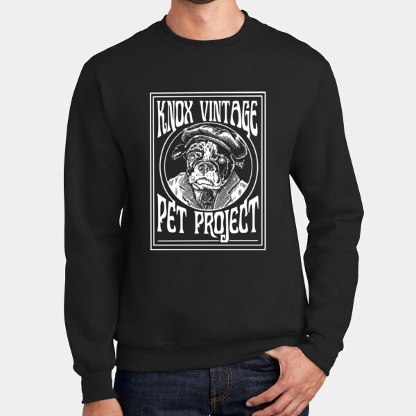 Legacy White Print - Essential Fleece Crewneck Sweatshirt Thumbnail