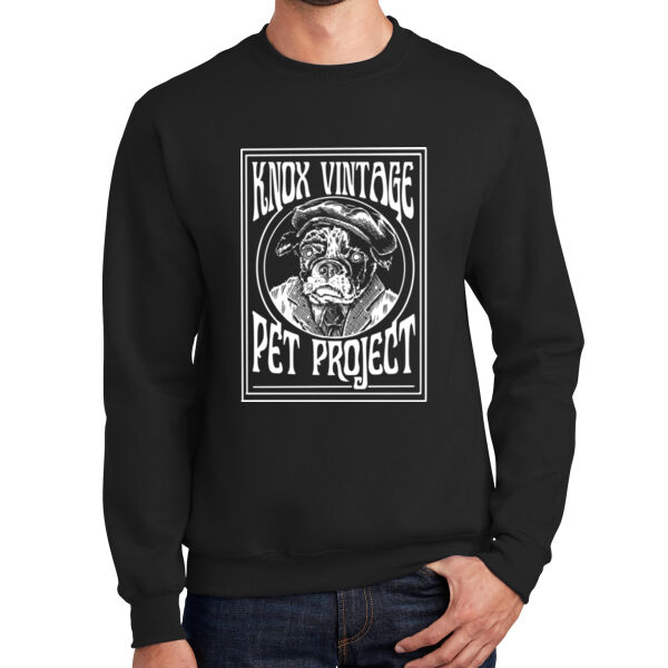 Legacy White Print - Essential Fleece Crewneck Sweatshirt Thumbnail
