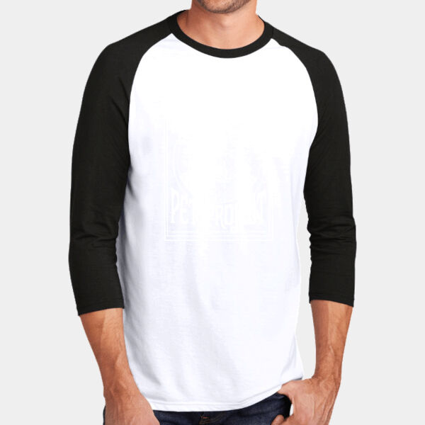 Legacy White Print - Perfect Tri ® 3/4 Sleeve Raglan Thumbnail