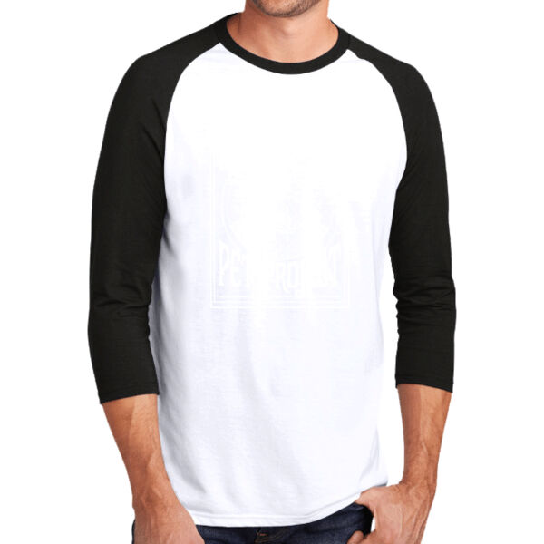 Legacy White Print - Perfect Tri ® 3/4 Sleeve Raglan Thumbnail