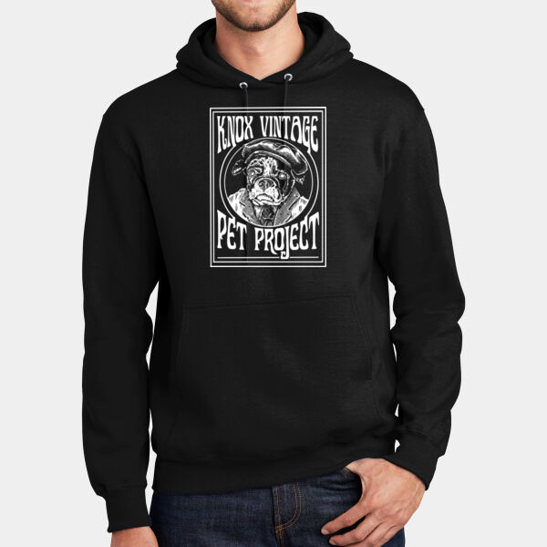 Legacy White Print - Essential Fleece Pullover Hooded Sweatshirt Thumbnail