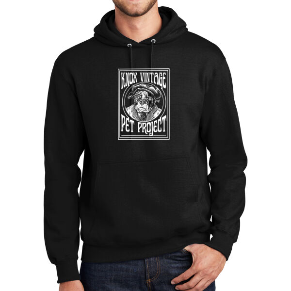 Legacy White Print - Tall Essential Fleece Pullover Hooded Sweatshirt Thumbnail