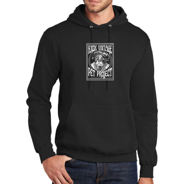 Legacy White Print - Tall Core Fleece Pullover Hooded Sweatshirt Thumbnail