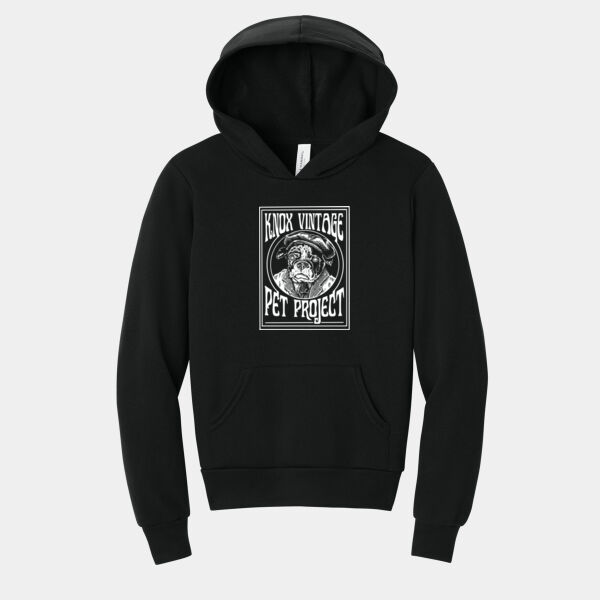 Legacy White Print - Youth Sponge Fleece Pullover Hoodie Thumbnail