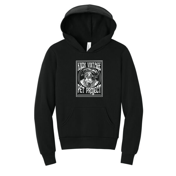 Legacy White Print - Youth Sponge Fleece Pullover Hoodie Thumbnail