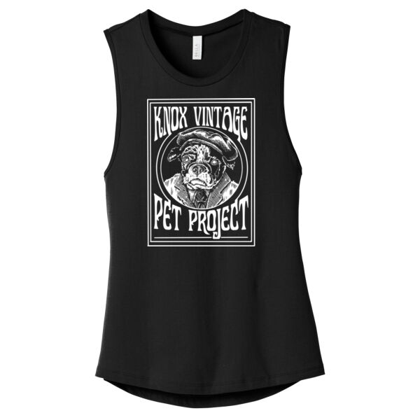 Legacy White Print - Women's Jersey Muscle Tank Thumbnail