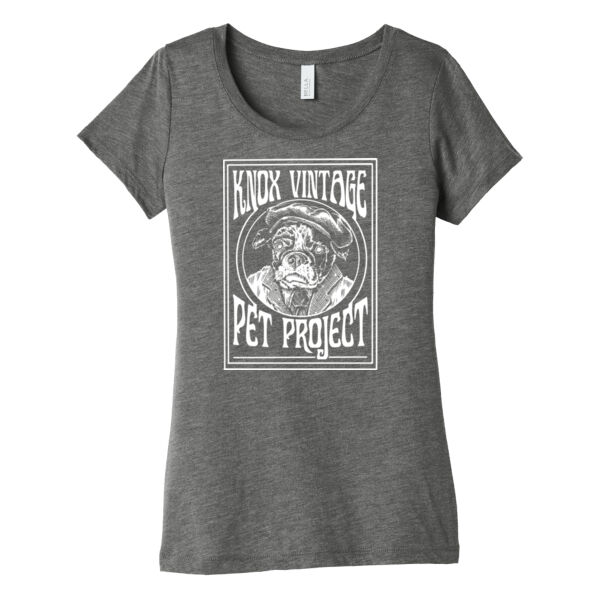Legacy White Print - Women's Triblend Short Sleeve Tee Thumbnail