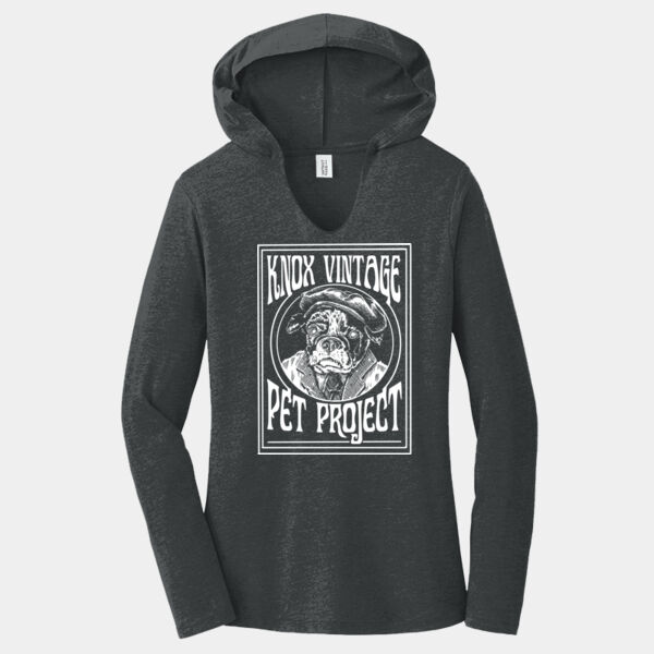 Legacy White Print - Women's Perfect Tri ® Long Sleeve Hoodie Thumbnail