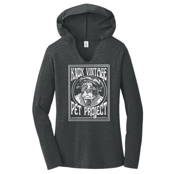 Legacy White Print - Women's Perfect Tri ® Long Sleeve Hoodie Thumbnail