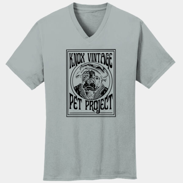 Legacy Black Print - Core Cotton V-Neck Tee Thumbnail