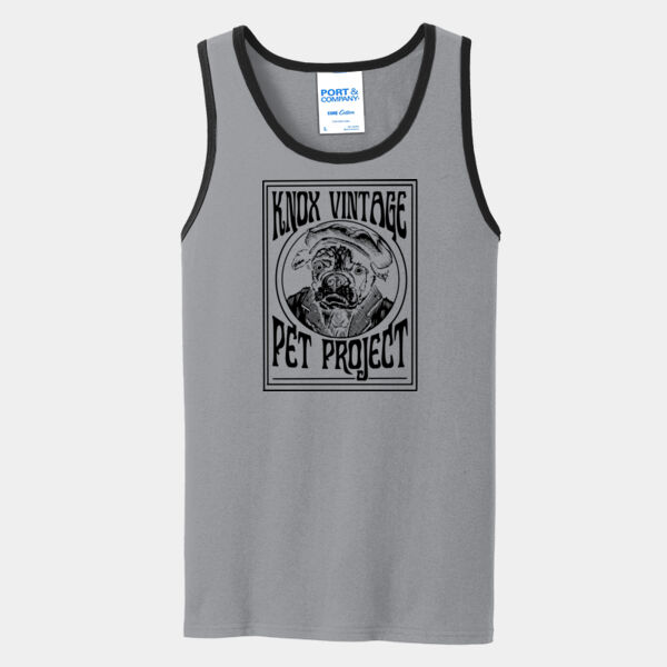 Legacy Black Print - Core Cotton Tank Top Thumbnail