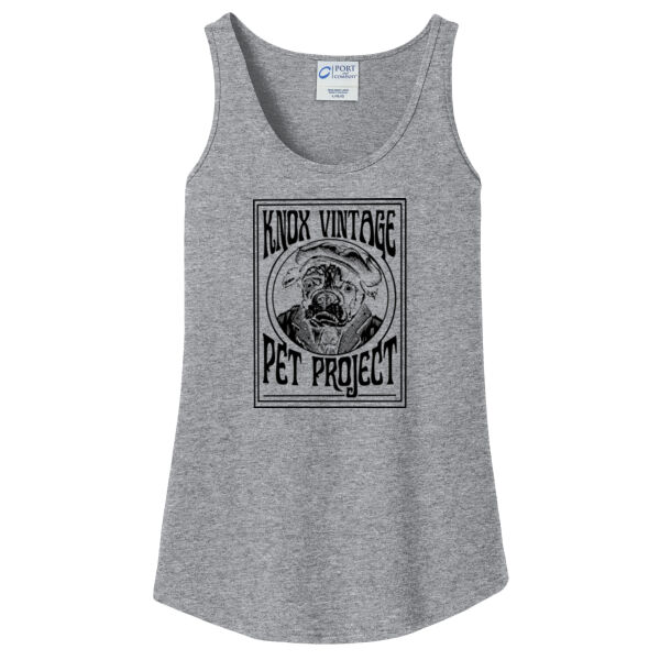 Legacy Black Print - Ladies Core Cotton Tank Top Thumbnail