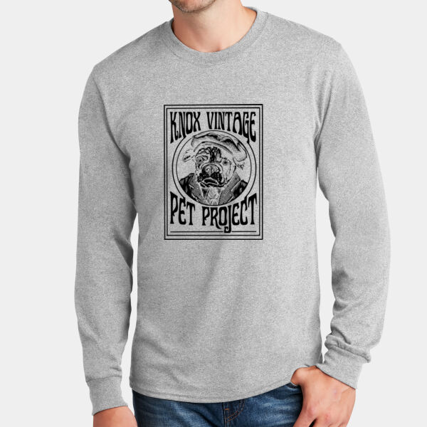 Legacy Black Print - Long Sleeve Core Cotton Tee Thumbnail