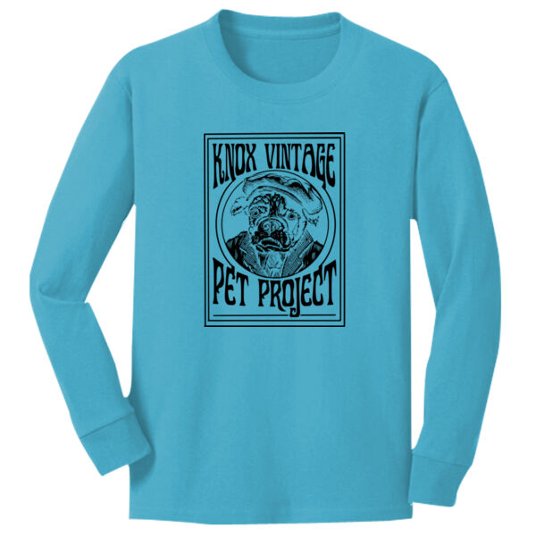 Legacy Black Print - Youth Long Sleeve Core Cotton Tee Thumbnail