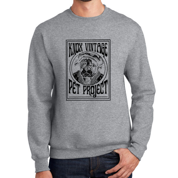 Legacy Black Print - Essential Fleece Crewneck Sweatshirt Thumbnail