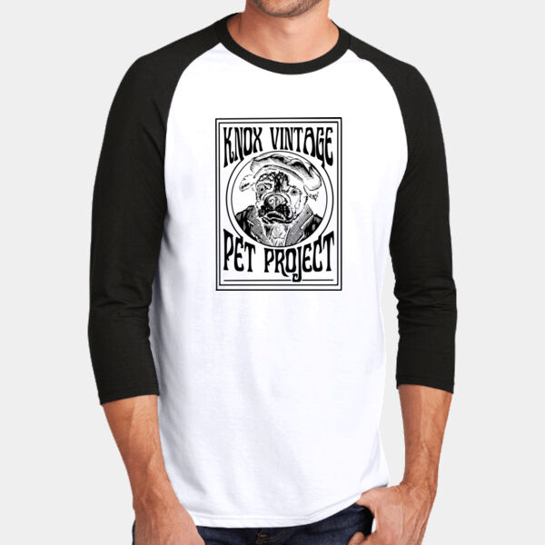 Legacy Black Print - Perfect Tri ® 3/4 Sleeve Raglan Thumbnail