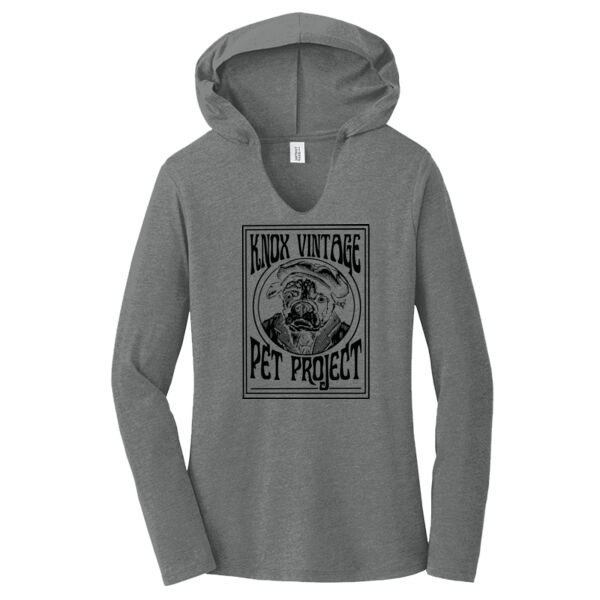 Legacy Black Print - Women's Perfect Tri ® Long Sleeve Hoodie Thumbnail