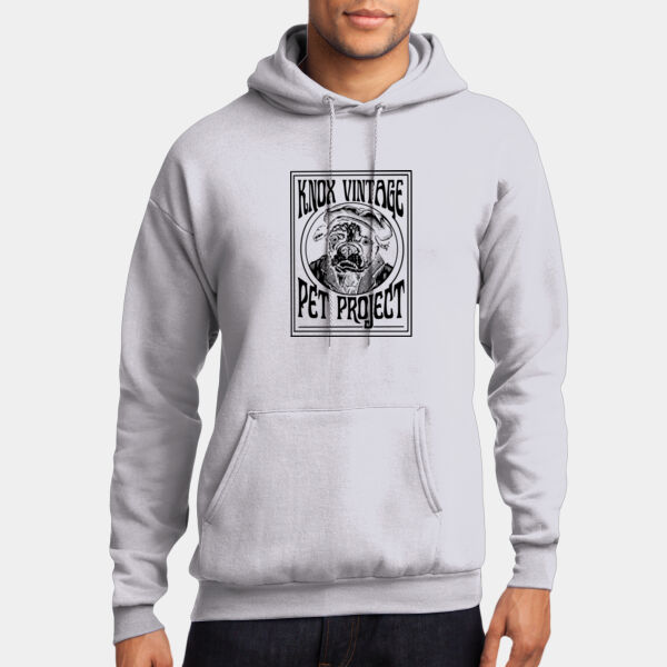 Legacy Black Print - Core Fleece Pullover Hooded Sweatshirt Thumbnail